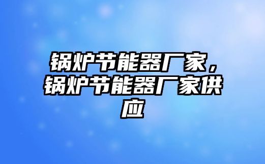 鍋爐節(jié)能器廠家，鍋爐節(jié)能器廠家供應