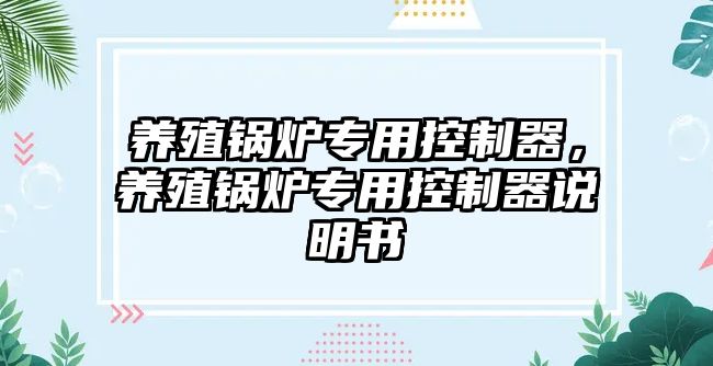 養(yǎng)殖鍋爐專用控制器，養(yǎng)殖鍋爐專用控制器說明書