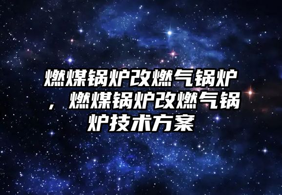 燃煤鍋爐改燃?xì)忮仩t，燃煤鍋爐改燃?xì)忮仩t技術(shù)方案