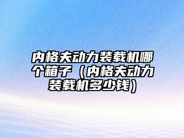 內(nèi)格夫動力裝載機(jī)哪個箱子（內(nèi)格夫動力裝載機(jī)多少錢）