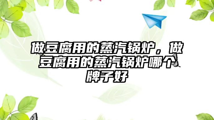 做豆腐用的蒸汽鍋爐，做豆腐用的蒸汽鍋爐哪個(gè)牌子好