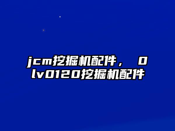 jcm挖掘機配件，ⅴ0lv0120挖掘機配件