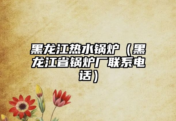 黑龍江熱水鍋爐（黑龍江省鍋爐廠聯(lián)系電話）