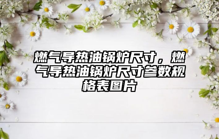 燃?xì)鈱?dǎo)熱油鍋爐尺寸，燃?xì)鈱?dǎo)熱油鍋爐尺寸參數(shù)規(guī)格表圖片