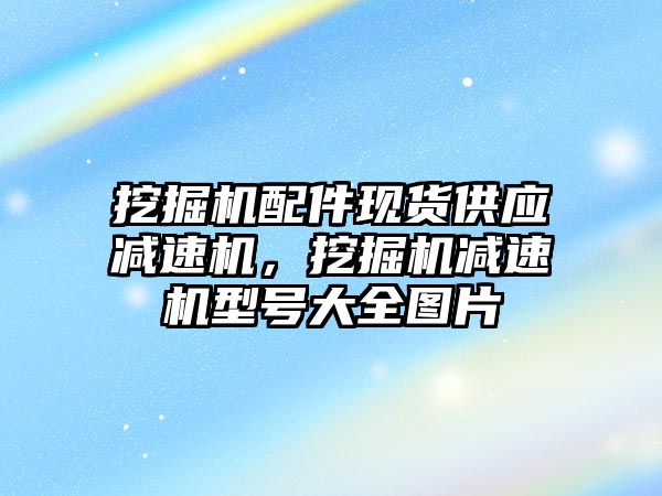 挖掘機配件現(xiàn)貨供應減速機，挖掘機減速機型號大全圖片