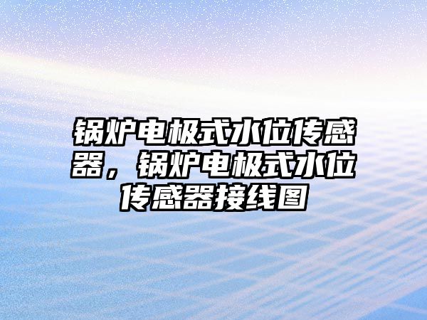 鍋爐電極式水位傳感器，鍋爐電極式水位傳感器接線圖