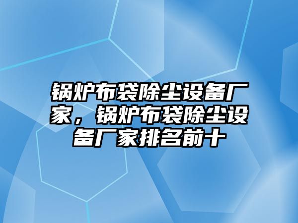 鍋爐布袋除塵設備廠家，鍋爐布袋除塵設備廠家排名前十