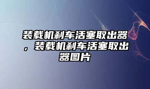 裝載機(jī)剎車活塞取出器，裝載機(jī)剎車活塞取出器圖片