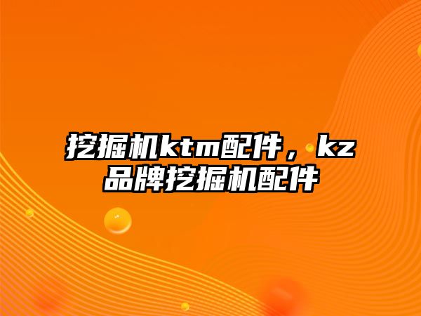 挖掘機ktm配件，kz品牌挖掘機配件