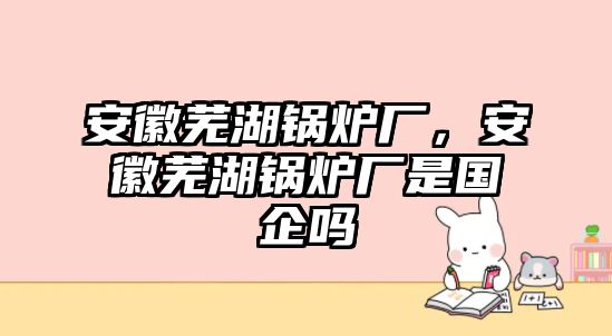 安徽蕪湖鍋爐廠，安徽蕪湖鍋爐廠是國(guó)企嗎