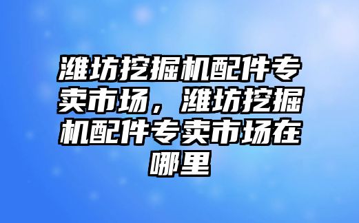 濰坊挖掘機(jī)配件專賣市場，濰坊挖掘機(jī)配件專賣市場在哪里