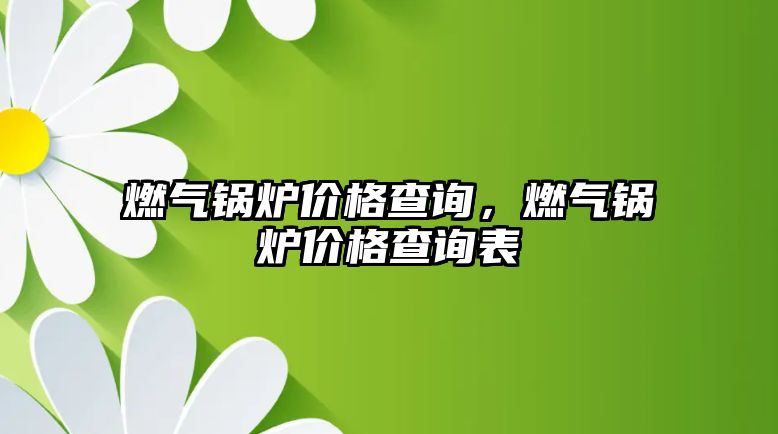 燃?xì)忮仩t價(jià)格查詢，燃?xì)忮仩t價(jià)格查詢表