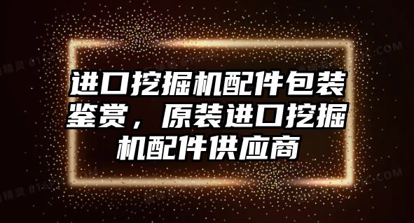 進口挖掘機配件包裝鑒賞，原裝進口挖掘機配件供應(yīng)商