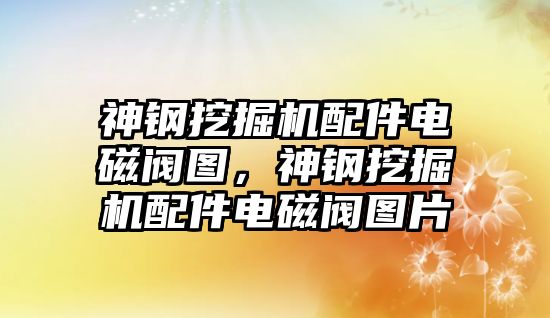 神鋼挖掘機(jī)配件電磁閥圖，神鋼挖掘機(jī)配件電磁閥圖片