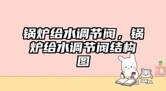 鍋爐給水調(diào)節(jié)閥，鍋爐給水調(diào)節(jié)閥結(jié)構(gòu)圖