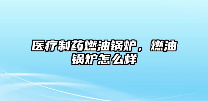 醫(yī)療制藥燃油鍋爐，燃油鍋爐怎么樣