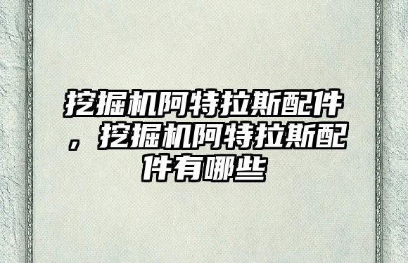 挖掘機阿特拉斯配件，挖掘機阿特拉斯配件有哪些