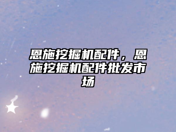 恩施挖掘機配件，恩施挖掘機配件批發(fā)市場