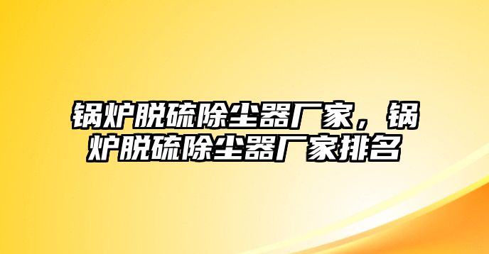 鍋爐脫硫除塵器廠家，鍋爐脫硫除塵器廠家排名