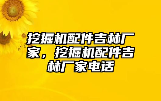 挖掘機(jī)配件吉林廠家，挖掘機(jī)配件吉林廠家電話