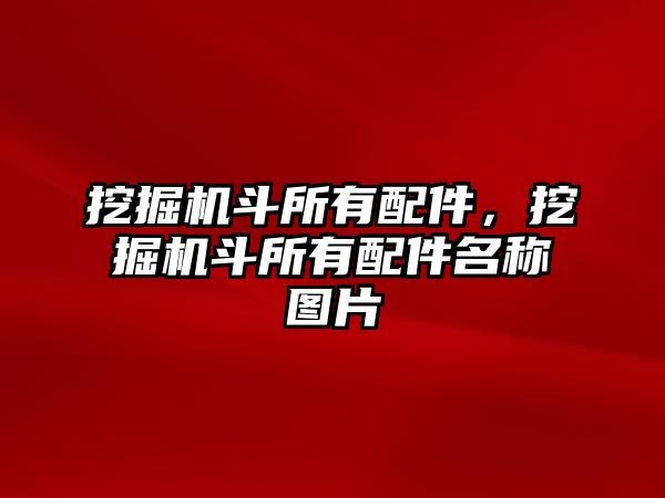 挖掘機(jī)斗所有配件，挖掘機(jī)斗所有配件名稱圖片