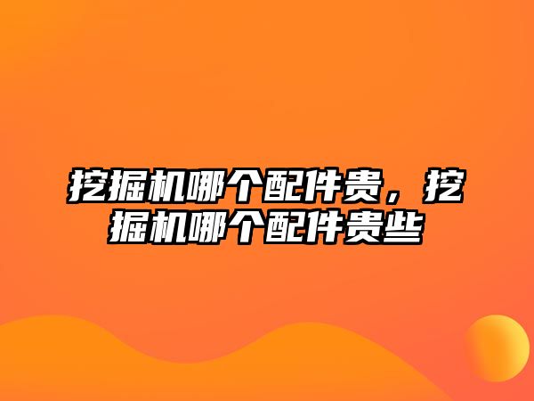 挖掘機(jī)哪個(gè)配件貴，挖掘機(jī)哪個(gè)配件貴些