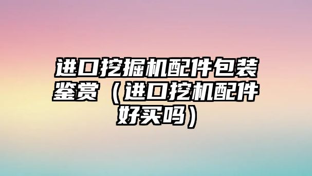 進(jìn)口挖掘機(jī)配件包裝鑒賞（進(jìn)口挖機(jī)配件好買嗎）