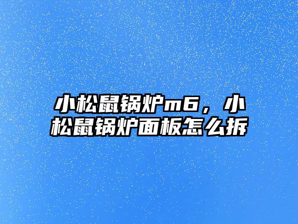 小松鼠鍋爐m6，小松鼠鍋爐面板怎么拆