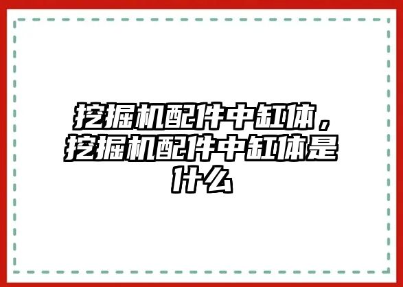 挖掘機(jī)配件中缸體，挖掘機(jī)配件中缸體是什么