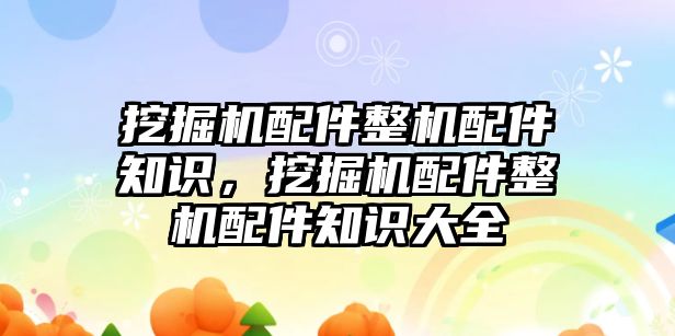 挖掘機配件整機配件知識，挖掘機配件整機配件知識大全