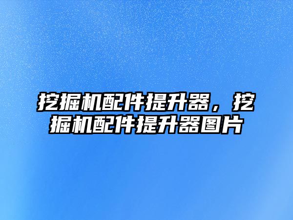 挖掘機(jī)配件提升器，挖掘機(jī)配件提升器圖片