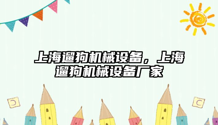 上海遛狗機(jī)械設(shè)備，上海遛狗機(jī)械設(shè)備廠家