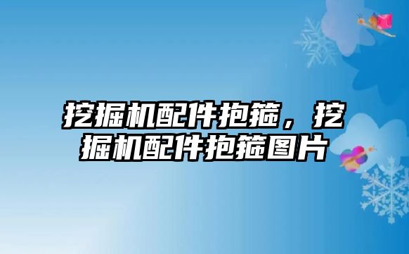 挖掘機配件抱箍，挖掘機配件抱箍圖片