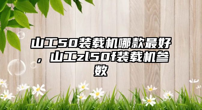 山工50裝載機哪款最好，山工zl50f裝載機參數(shù)