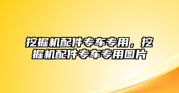 挖掘機(jī)配件專車專用，挖掘機(jī)配件專車專用圖片