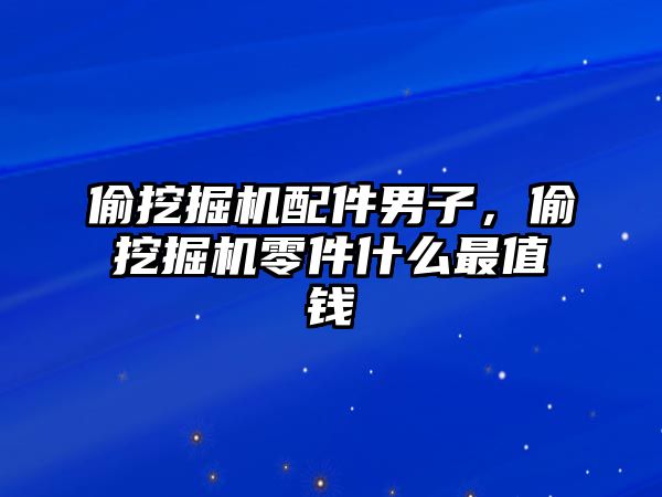 偷挖掘機配件男子，偷挖掘機零件什么最值錢