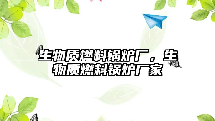 生物質(zhì)燃料鍋爐廠，生物質(zhì)燃料鍋爐廠家