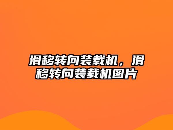 滑移轉向裝載機，滑移轉向裝載機圖片