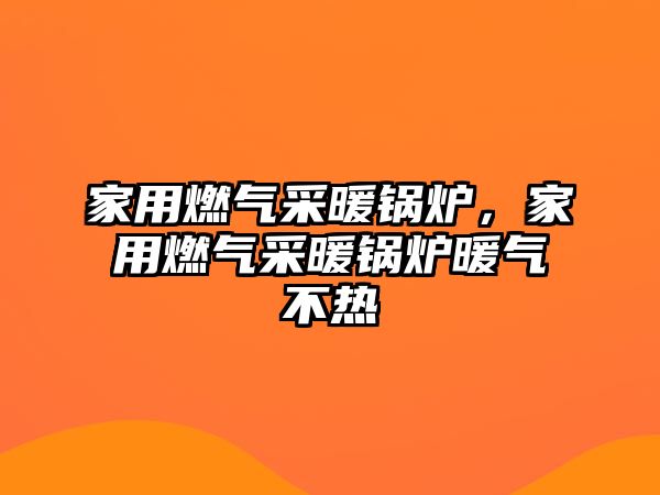 家用燃氣采暖鍋爐，家用燃氣采暖鍋爐暖氣不熱