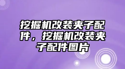 挖掘機改裝夾子配件，挖掘機改裝夾子配件圖片