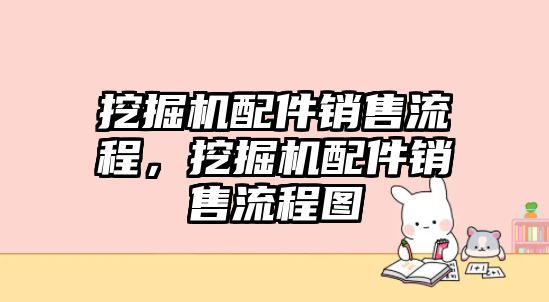 挖掘機配件銷售流程，挖掘機配件銷售流程圖