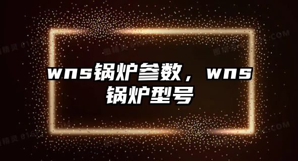 wns鍋爐參數，wns鍋爐型號