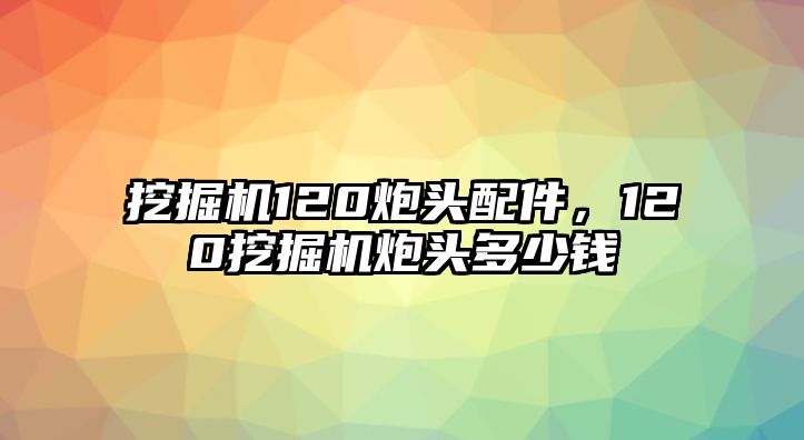 挖掘機120炮頭配件，120挖掘機炮頭多少錢