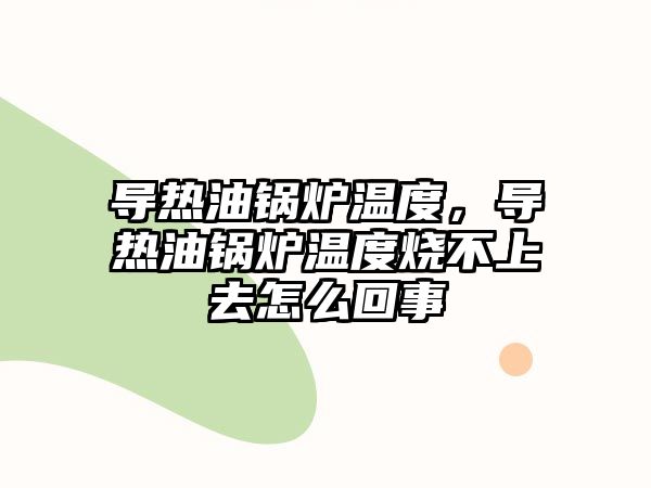 導(dǎo)熱油鍋爐溫度，導(dǎo)熱油鍋爐溫度燒不上去怎么回事