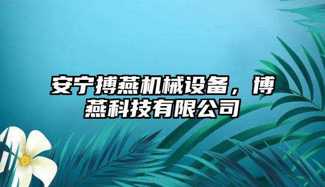 安寧搏燕機械設備，博燕科技有限公司