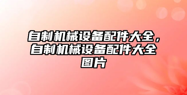 自制機(jī)械設(shè)備配件大全，自制機(jī)械設(shè)備配件大全圖片