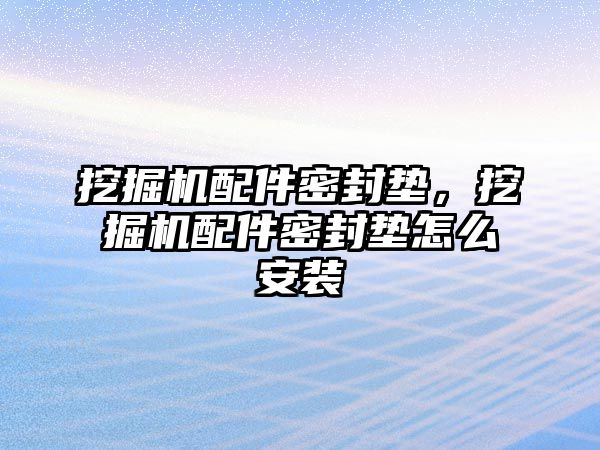 挖掘機配件密封墊，挖掘機配件密封墊怎么安裝