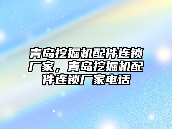 青島挖掘機配件連鎖廠家，青島挖掘機配件連鎖廠家電話