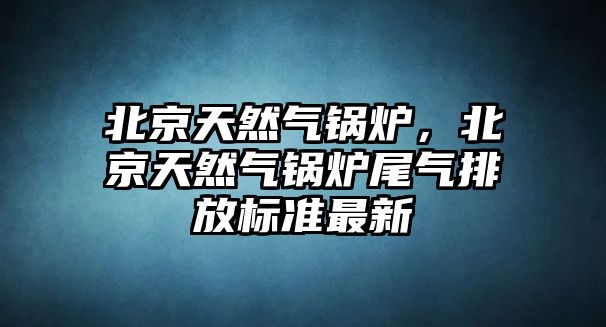 北京天然氣鍋爐，北京天然氣鍋爐尾氣排放標(biāo)準(zhǔn)最新