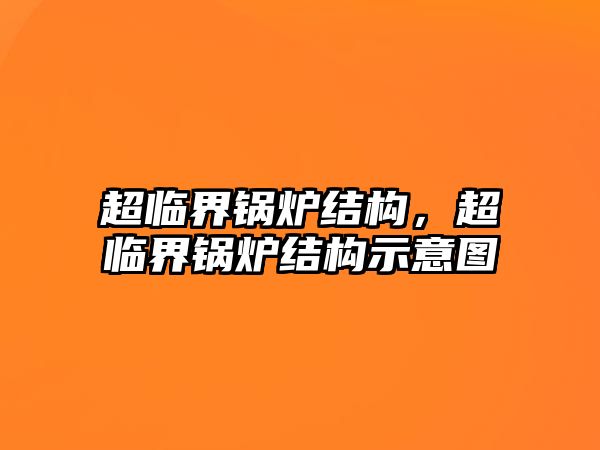 超臨界鍋爐結(jié)構(gòu)，超臨界鍋爐結(jié)構(gòu)示意圖